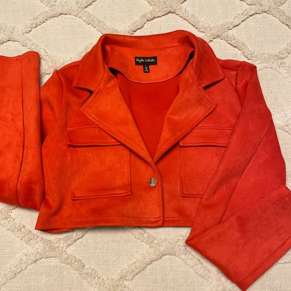 Kaylee Kollection Orange Crop Jacket